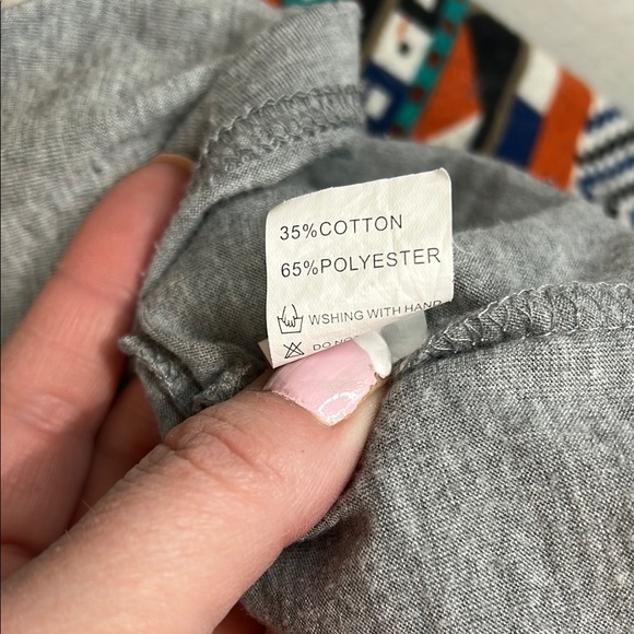 Gray Relaxed Long Sleeve Top - Picture 5 of 5